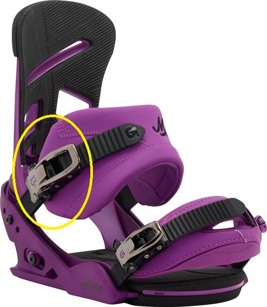 burton freestyle snowboard bindings repair parts Colored : SINGLE Burton Ankle Buckle